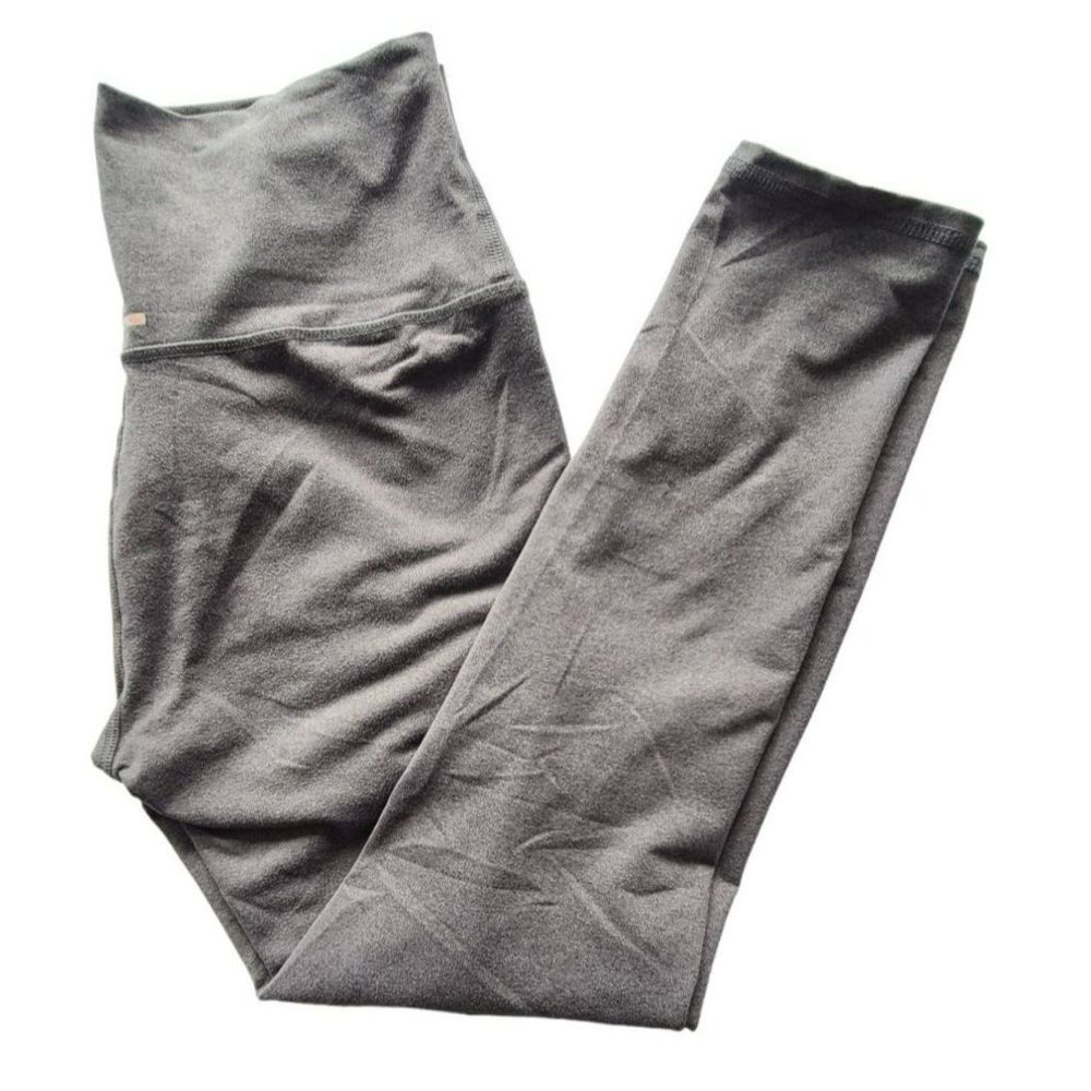 Aerie Chill Play‎ Move Leggings Womens Medium Gray High Waisted Athletic Pants